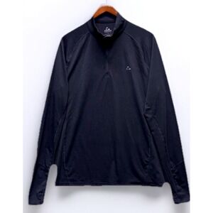 Paradox Merino Blend 1/4 Zip Shirt Size L Black DriRelease FreshGuard Activewear